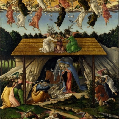 Sandro Botticelli. The Mystical Nativity. 1500-1501
