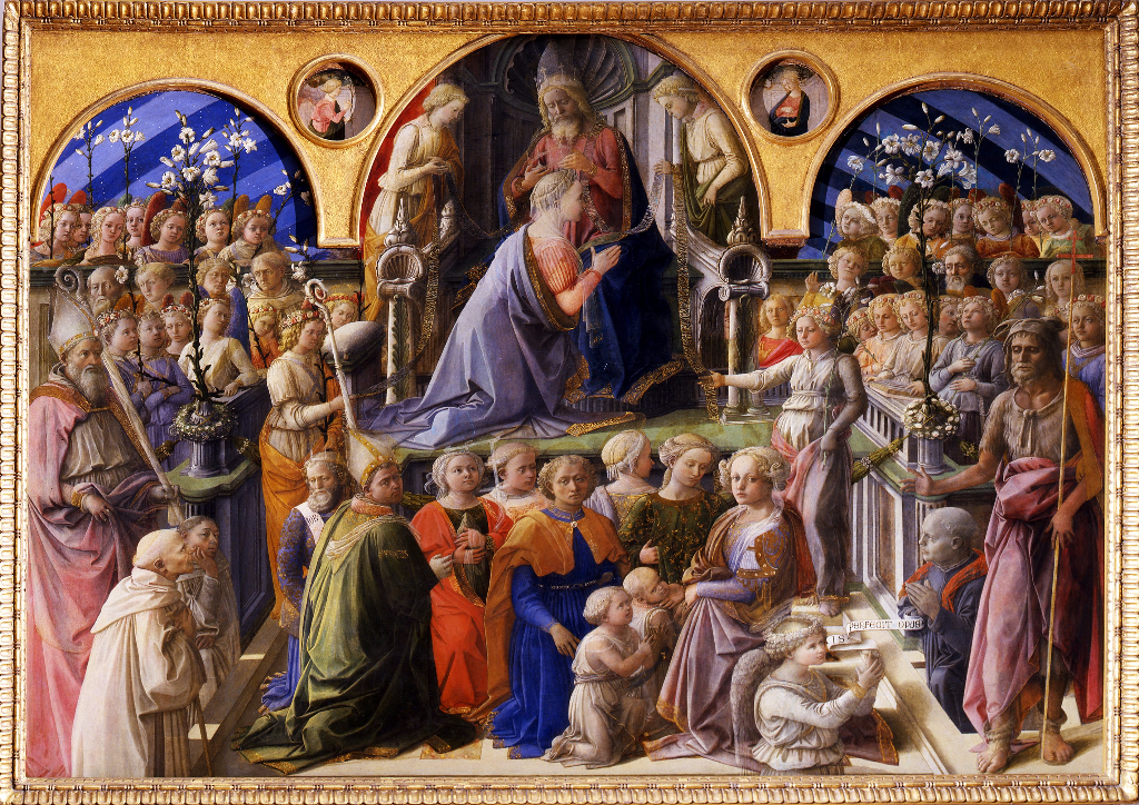 Filippo Lippi. The Coronation of the Virgin. 1441-1447