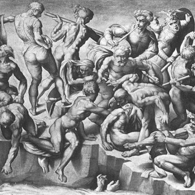 Michelangelo. Battle of Cascina. 1504
